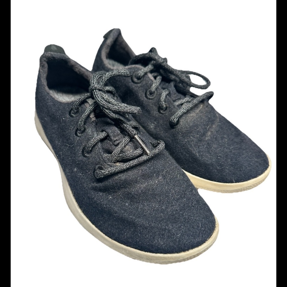 ALLBIRDS Women’s Black Merino Wool Runners Mizzles Athletic Sneakers Sz 9W